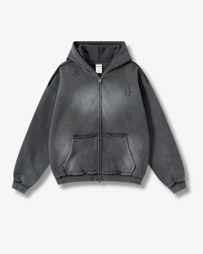 THE THRASHED ZIP UP