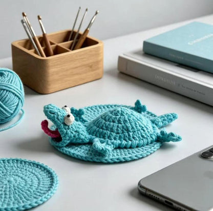 Funny Flip Gecko Coaster