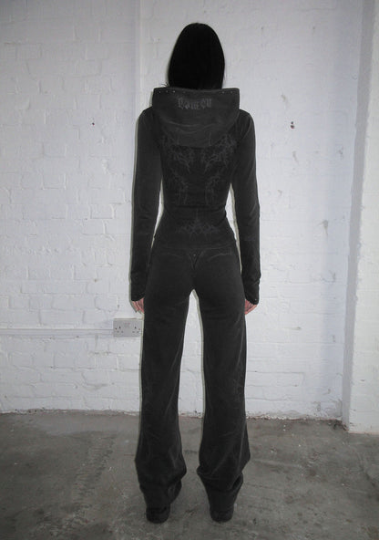 CURSE SCULPT STRETCH PANTS WASHED CHARCOAL