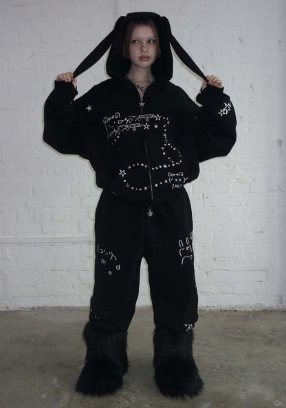 MALFUNCTION SWEATPANTS BLACK